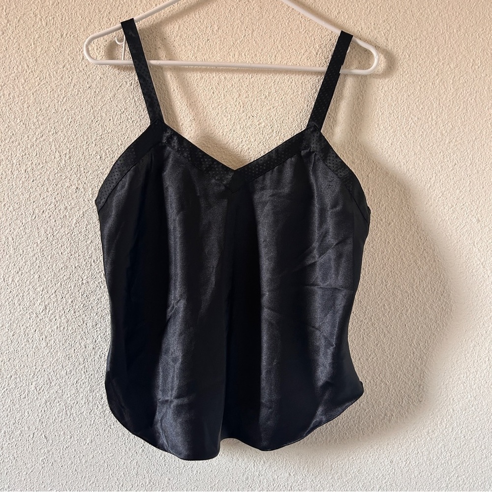 Partners Mervyns VTG Cami Women’s Medium Black Pullover Dainty Intimate Sexy